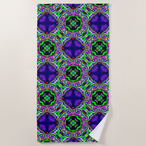 purple dream beach towel