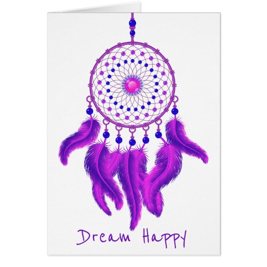 Purple Dream Catcher Cards (Front)