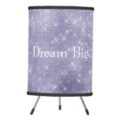 Purple Dream Sparkle Tripod Lamp (Front)