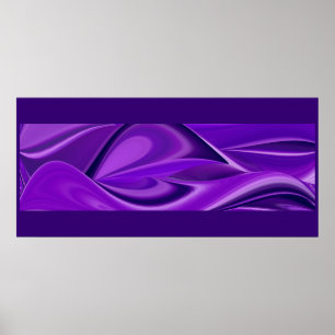 Purple Dreams, Abstract Fantasy Rainbow Art Poster