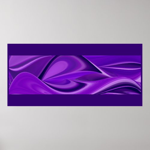 Purple Dreams Abstract Fantasy Rainbow Art Poster