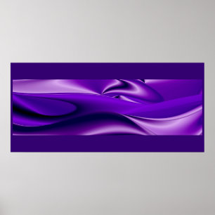 Purple Dreams, Abstract Fantasy Rainbow Art Poster