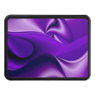 Purple Dreams, Abstract Fantasy Rainbow Art Tow Hitch Cover