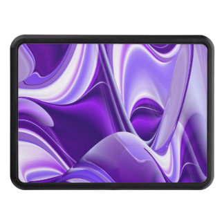 Purple Dreams, Abstract Fantasy Rainbow Art Tow Hitch Cover