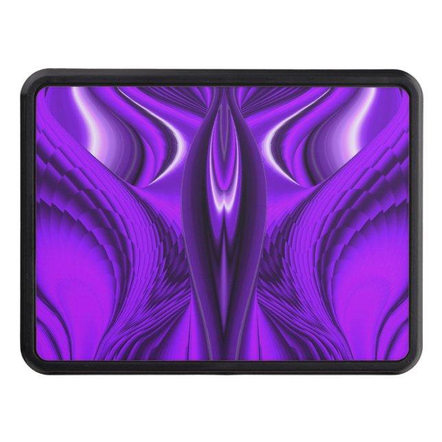 Purple Dreams , Angel Wings Tow Hitch Cover (Front)