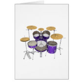 Purple Drum Kit: (Front)