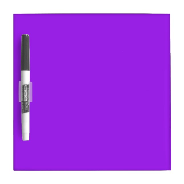 Purple Dry Erase Square Board 8x8 with Marker (Front)