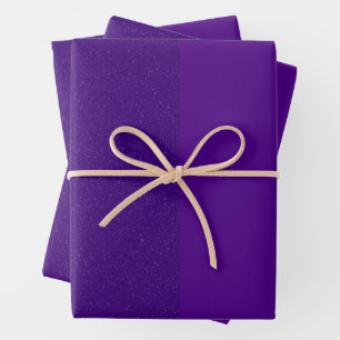 Purple Duo‑Finish Vertical Split Wrap – Customize Wrapping Paper Sheets