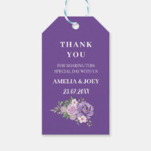 Purple Dusty Rose Floral Wedding