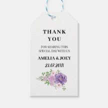 Purple Dusty Rose Floral Wedding