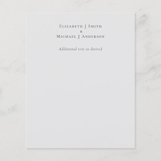 Purple Dynasty Dark Floral Budget Wedding Item (Back)