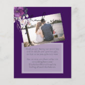 Purple Dynasty Dark Floral Budget Wedding Item (Front)