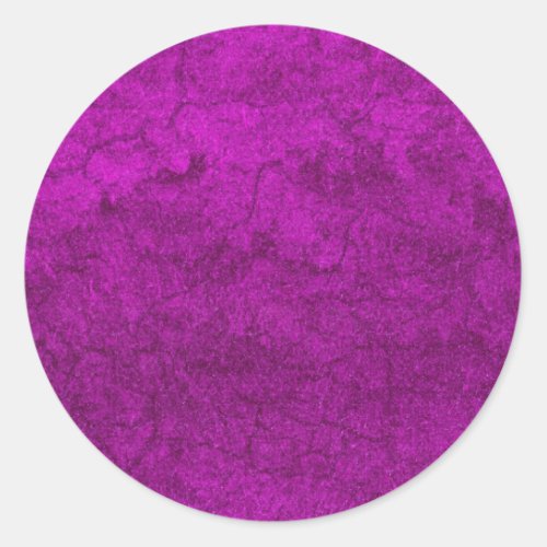 Purple Earth Classic Round Sticker