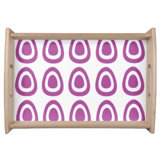 Purple Easter Eggs Pattern     