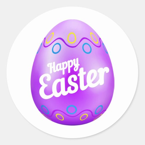 Purple Egg _  Easter Sticker