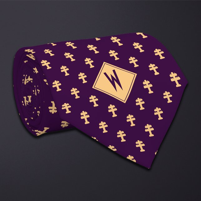 Purple Electric Co Lineman Worker Neck Tie (Creator Uploaded)