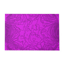 Purple Electric Violet Yarn Doormat