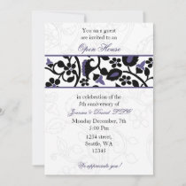 purple Elegant Corporate party Invitation