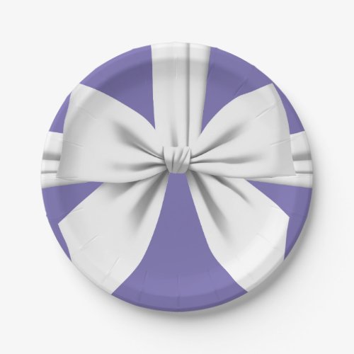 Purple Elegant Fancy Tiffany Birthday Tableware Paper Plates