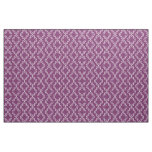 Purple Elegant Moroccan Trellis Pattern Fabric