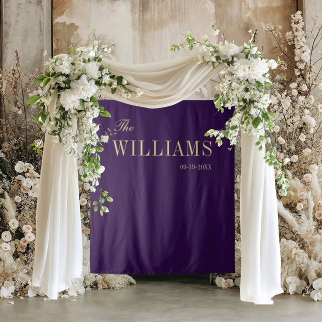 Purple elegant stylish wedding backdrop  (Creator Uploaded)