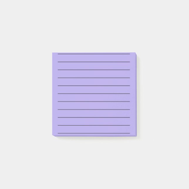 Purple Elegant & Vibrant Stationery Custom  Post-it Notes (Front)