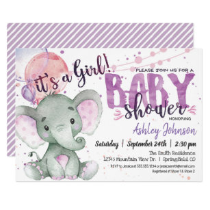 Lavender Baby Shower Invitations Zazzle