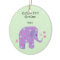 Purple Elephant Baby's First Christmas
