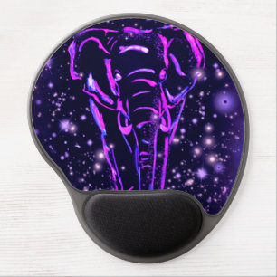 Purple Elephant Gel Mouse Pad