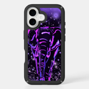 Purple Elephant iPhone Case