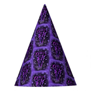 Purple Elephant Party Hat