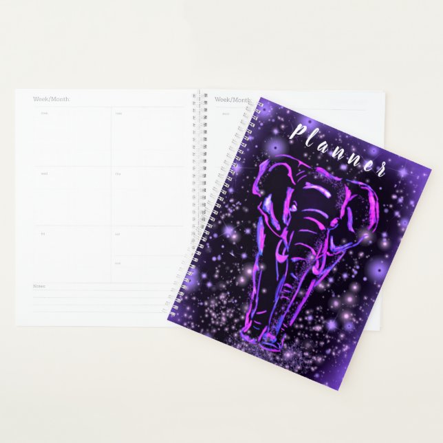 Purple Elephant Planner (Display)