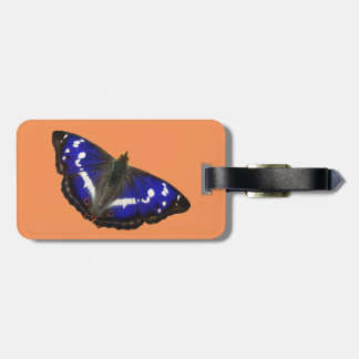 Purple Emperor Butterfly Luggage Tag