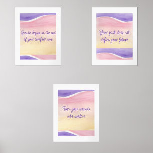 Purple Empowerment Series Print Set