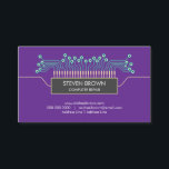 purple engineer Science Circuit Board Code Business Card<br><div class="desc">purple engineer Science Circuit Board Code</div>