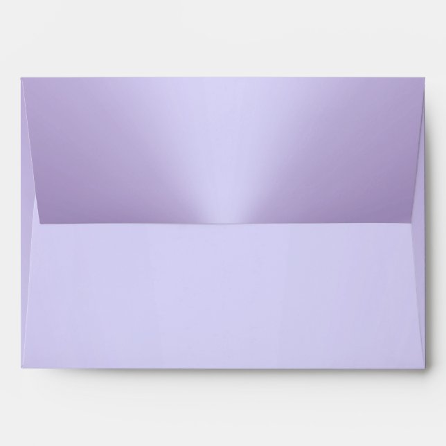 Purple Envelope 5 x 7 (Back (Top Flap))