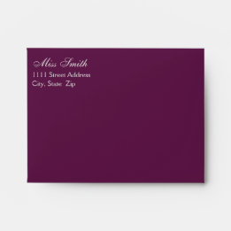 Purple Envelope For 3.5X5 Card