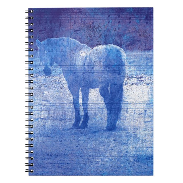 Purple Equine Notebook (Front)