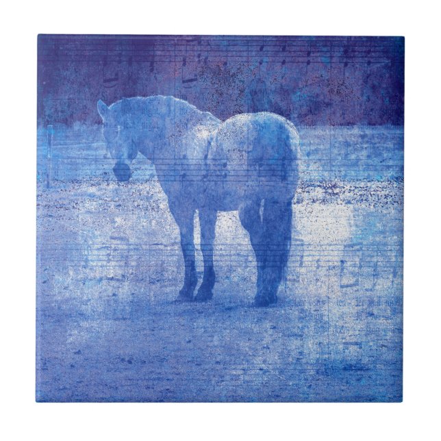 Purple Equine Tile (Front)