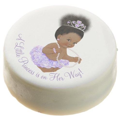 Purple Ethnic Princess Baby Shower Cookies