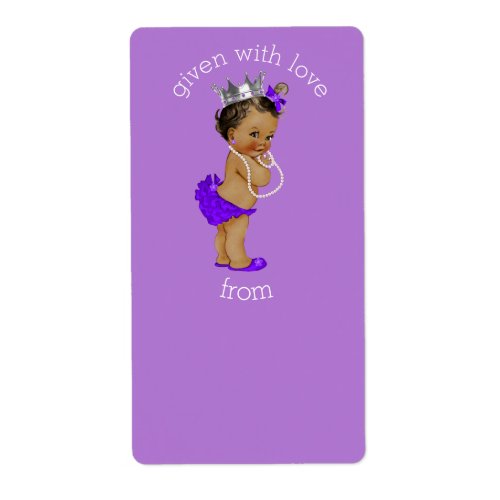 Purple Ethnic Princess Bookplates