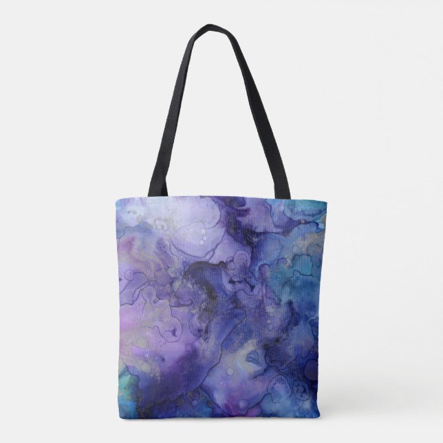 Purple Everyday Shopping Tote (Back)