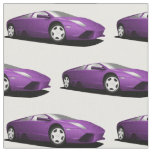 Purple Exotic Car Fabric