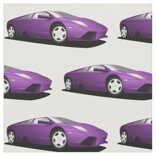 Purple Exotic Car Fabric