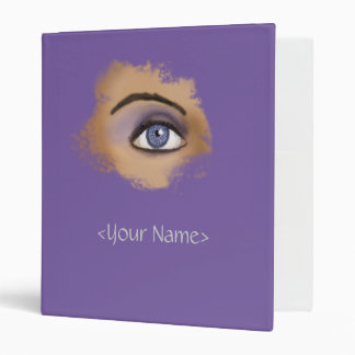 Purple Eye Makeup Binder