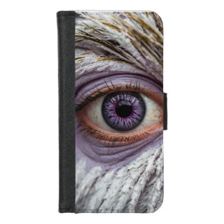 purple Eye mobile pocket iPhone 8/7 Wallet Case