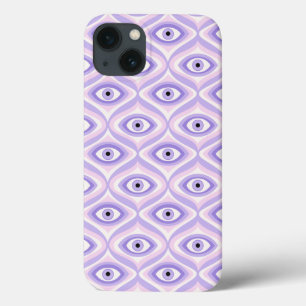 Purple Eye Pattern - Trippy Pastel Goth iPhone 13 Case