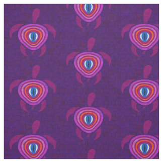 Purple Eye Turtle Fabric
