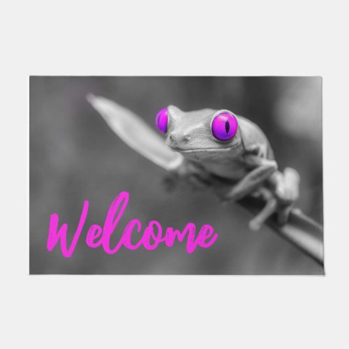 Purple_eyed frog doormat
