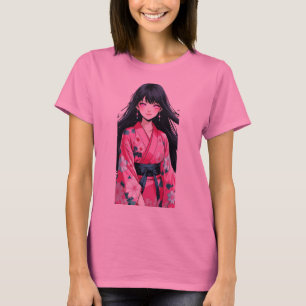 Purple Eyes Anime Warrior Tee
